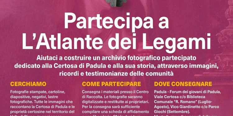 Atlante dei legami, a Padula attivo il centro di raccolta gestito dal Forum dei Giovani