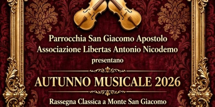 Autunno Musicale 2026: a Monte San Giacomo tre concerti in memoria di Gianfranco Izzo