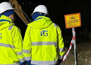 Grave danno a un condotta del gas a Potenza, intervento risolutivo in otto ore