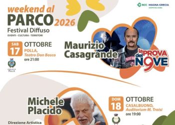 “Weekend al Parco 2026” prosegue con gli spettacoli di Maurizio Casagrande e Michele Placido