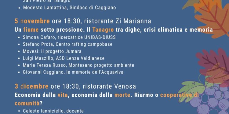 A Pertosa nasce “Culture d’autunno”, quattro incontri tra ottobre e dicembre per parlare di migrazioni, acqua, economie di comunità ed energia