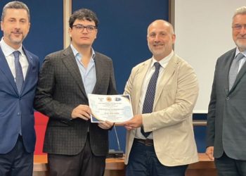 Cerimonia di inaugurazione del Master all’Università di Salerno: consegnata la borsa di studio offerta dalla BCC Monte Pruno