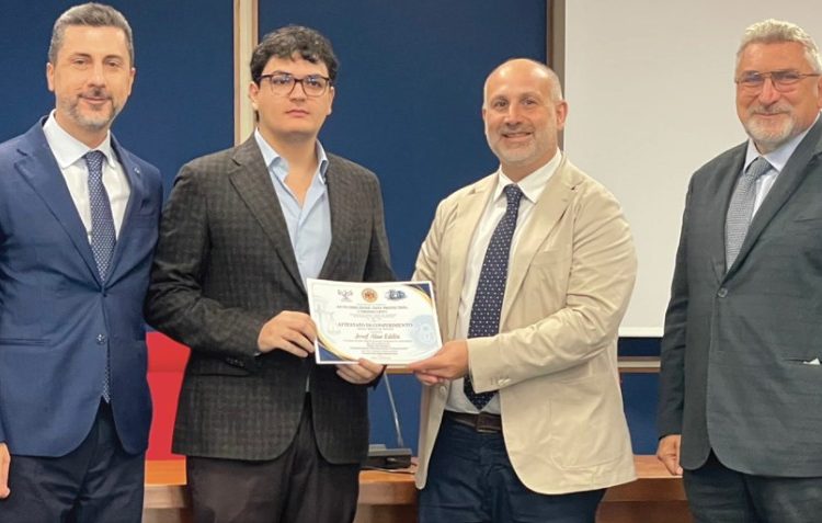Cerimonia di inaugurazione del Master all’Università di Salerno: consegnata la borsa di studio offerta dalla BCC Monte Pruno