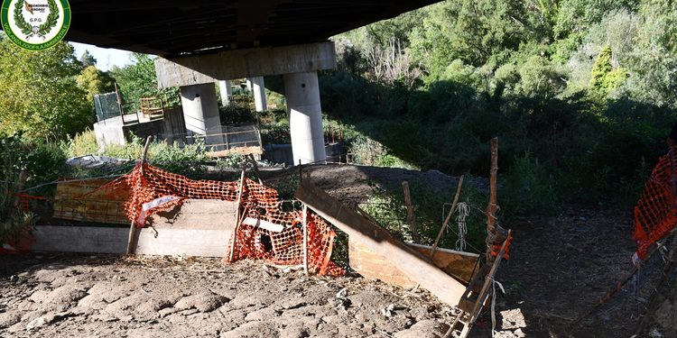 Rifiuti e letame sotto il viadotto della Fondovalle Sele: sequestrata un’area di 3mila metri quadrati a Colliano