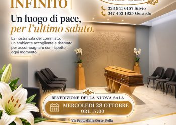 Domani a Polla sarà inaugurata la seconda la sala del commiato “Infinito”