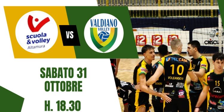 Trasferta pugliese per la Valdiano Volley: domani si gioca a Altamura