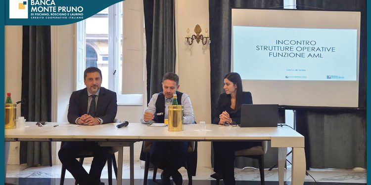 Salerno: la Banca Monte Pruno ospita il Direttore Antiriciclaggio del Gruppo Cassa Centrale Marco Rago