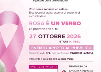 Pink Power: il 27 ottobre una serata dedicata alla prevenzione e al benessere femminile con la Fondazione Lamura