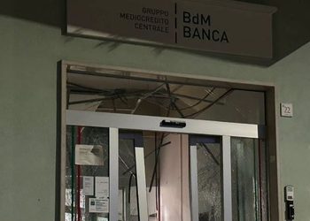 Nuovo assalto ad un bancomat nel potentino: colpa 50 mila euro a Venosa